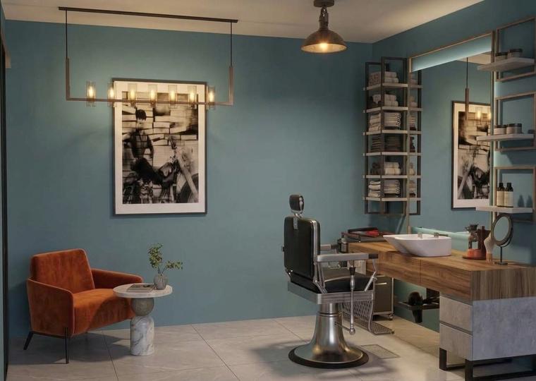 Berber Salonu berber salonu tasarımı, görsel 5