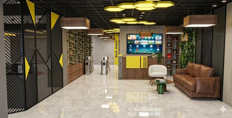 Endorphin Spor Center spor salonu iç mimari tasarımı, görsel 3