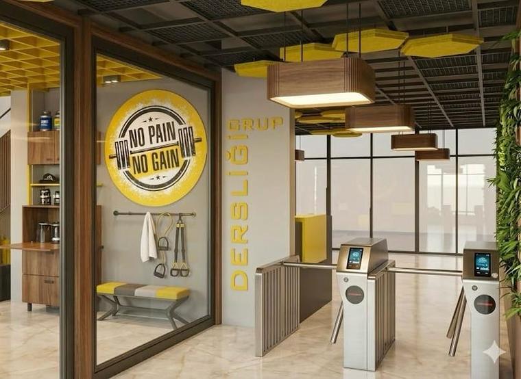 Endorphin Spor Center spor salonu iç mimari tasarımı, görsel 6