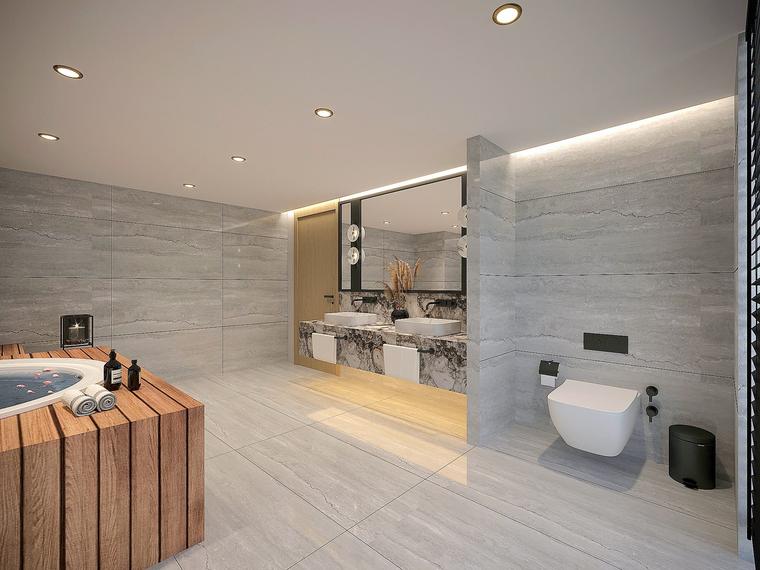 Suniş Kumköy Beach Hotel otel odası ve banyo tasarımı, görsel 4